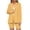 Yellow, variant on Idoravan Women Sets Clothing Women Business Attire 2 Piece Outfits Long Sleeve Turndown Collar Coats Tops Solid Shorts Sets