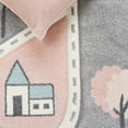 thumbnail image 6 of SAFAVIEH Carousel Kids Roadmap to Home Runner Rug, Gray/Pink, 2' x 8', 6 of 10