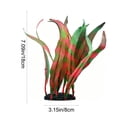 thumbnail image 3 of Aquarium Decorations, Artificial Aquatic Plants Soft Silica with Base for Saltwater Tank Decor, Realistic Low Maintenance, 3 of 7