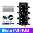 thumbnail image 3 of 1 to 8 Demultiplexer RGB PWM Hub PC Speed Controller Adapter for ASUS PC Fan Cooler Motherboard 12V/4 Pin LED Strip Adapter 12V 4Pin, 3 of 6