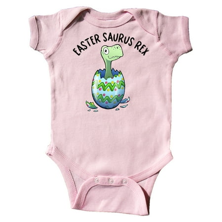 

Inktastic Easter Saurus Rex DInosaur Hatching Easter Egg Gift Baby Boy or Baby Girl Bodysuit