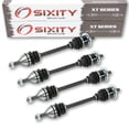 thumbnail image 2 of 4 pc Sixity XT Front Rear Left Right Axle compatible with Arctic Cat 400 2004 - TBX 4X4, 2 of 3