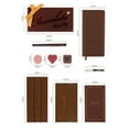 thumbnail image 4 of Chocolate Weekly Planner and Notebook Set, Cute Organizer with To-Do List Note Pages, Inspirational Daily Schedule Book for Students Professionals, Sweet Gift for School Work Planning, 4 of 7