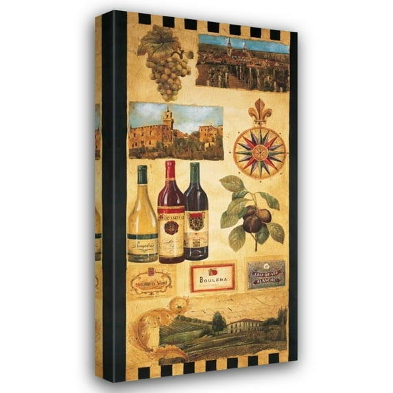 Liz Jardine 18x32 Gallery Wrapped Canvas Wall Art Titled - Wine Country I