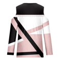 thumbnail image 4 of Long Sleeve Shirts for Women Fall Fashion 2026 Cold Shoulder Tops Sexy V Neck Color Block Loose Comfy Blouses Fall Outfits for Women 2026, 4 of 4