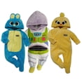 thumbnail image 1 of Kit 3 Mamelucos con Gorro Bordado Disney Bunny, Buzz, Ducky Disney KitA993, 1 of 4