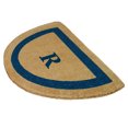 thumbnail image 3 of Single Picture Frame Blue 22" x 36" Half Round HeavyDuty Coir Doormat - Monogrammed R, 3 of 5
