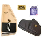 Oscar Schmidt 21 Chord Autoharp, Select Spruce, Flower Shaped Soundhole OS45CE AC445PACK