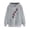 Gray Sweatshirts, variant on Htigea Womens Hoodies Cute Heart Dog Paw Graphic Sweatshirts Casual Loose Fit Pullover Drawstring Hooded Long Sleeve Tops with Pocket Fall Winter Clothes Red S