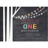 Birch Tree and Lights Standard Birthday Invitation