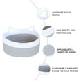 thumbnail image 5 of BEADCEST Blanket Baskets Cloth Basket Light Grey Clothes Storage 1Set, 5 of 5