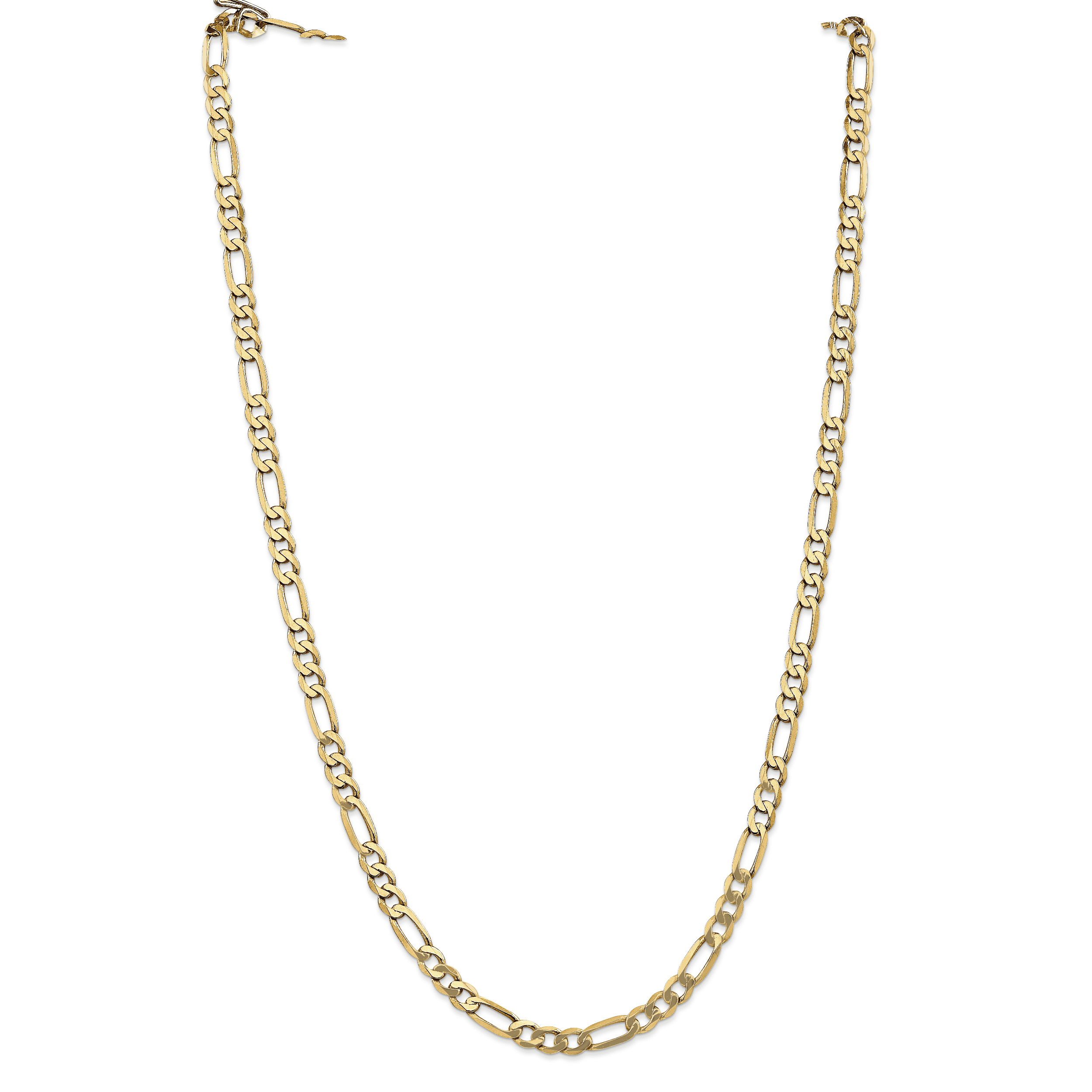 14k Tri-color Gold Religious Baptism Pendant with 1.2mm Cable Chain Necklace