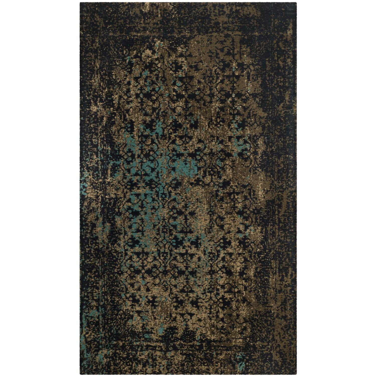 SAFAVIEH Classic Vintage Patricia Oriental Overdyed Area Rug, Black