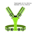 thumbnail image 5 of MERRYHAPY Vest Fluorescent Green Reflective Safety Belt 1Set 21.7X15.7X0.4In, 5 of 8