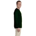 thumbnail image 3 of The Gildan Adult Ultra Cotton 6 oz Long Sleeve T-Shirt - FOREST GREEN - M, 3 of 4