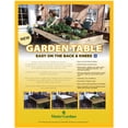 thumbnail image 4 of Master Gardner Elevated Garden Bed - Heavy-Duty 48" x 36" Raised Planter Box with Storage Shelf & Durable Wood Frame for Easily Accessible Outdoor Gardening, 4 of 6