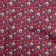 thumbnail image 1 of oneOone Cotton Cambric Red Fabric Owl Diy Clothing Quilting Fabric Print Fabric By Yard 56 Inch Wide, 1 of 5