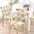 thumbnail image 5 of RYLABLUE Fall Autumn Color Leaves Stretch Chair Cover Protector Seat Slipcover for Dining Room Hotel Wedding Party Set of 4, 5 of 5