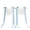 Blue!, variant on 2Pcs Personalized Sheer Lace Wedding Chair Signs, Custom Just Married Lace Sweetheart Table Decor Photo-Ready Decor Banner For Bride And Groom, Mr & Mrs Chair Cover For Wedding Ceremony Reception