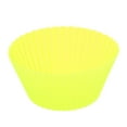 thumbnail image 4 of Abbracc Moule à Muffins en Silicone Coloré 10 Pcs Rond 7cm Petit Moule à Gâteau Réutilisable Jaune, 4 of 8