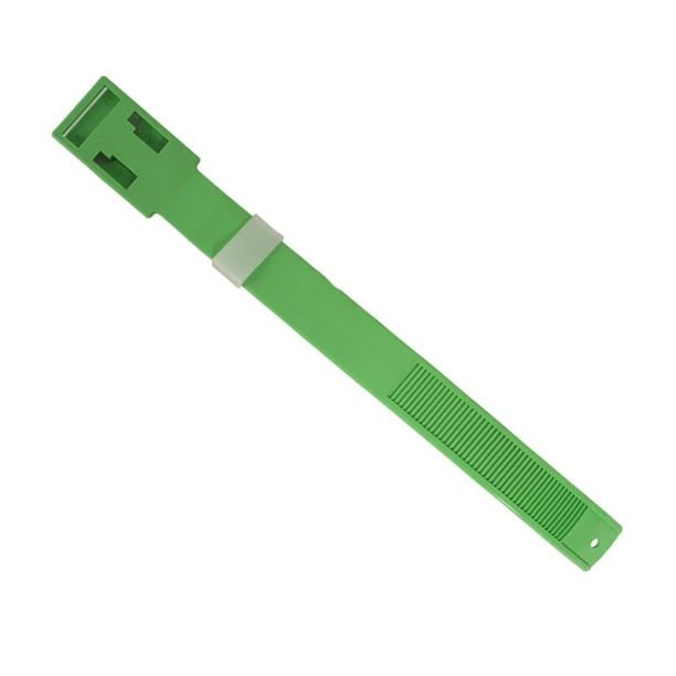 Collar de identificación ajustable para terneros enfermos, cabras y ovejas. Accesorios para granjas. 36 cm verde