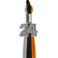 thumbnail image 5 of Endea Graduation Black/Orange/Grey Graduation Tassel with Silver Date Drop, 5 of 11