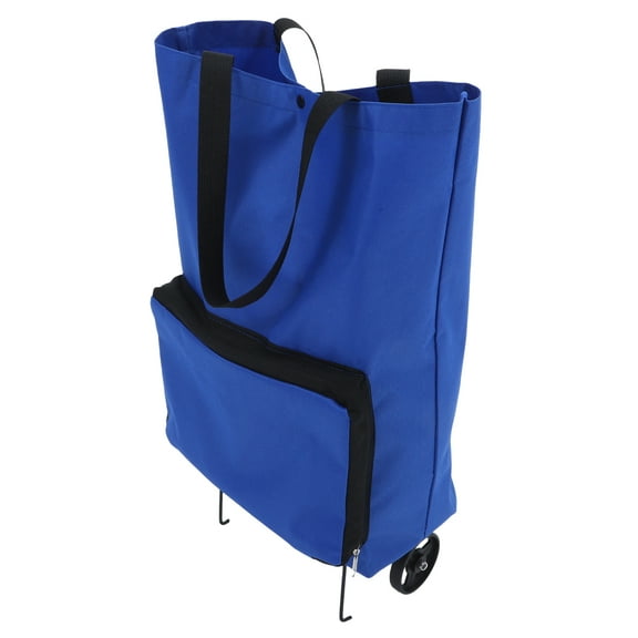 Grocery Cart with Wheels Trolley Bag Folding Shopping Bag Foldable Shopping Cart Rolling Shopping Bag Shopping Trolley with Wheels
