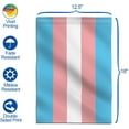 thumbnail image 4 of Anley Double Sided Premium Garden Flag, Transgender Rainbow Pride Garden Flags for Home Decor - Weather Resistant & Double Stitched Yard Flags - 18 x 12.5 Inch, 4 of 6