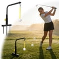 thumbnail image 2 of Swing Trainer Aid For Practice Indoor Outdoor Improve Accuracy Strength Tempo Tennis Pitching compatible with Machine Football Cleats Tech Smart Shots Sports Center Tennis Shoes for Kids Girls Kids, 2 of 4
