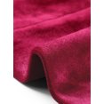 thumbnail image 7 of DARING DIVA Women's Velvet Lapel Double-Breasted Long Outerwear Winter Coats S Burgundy, 7 of 7