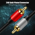 thumbnail image 4 of Cable de audio estéreo Tan QY 2RCA macho a 2RCA macho de 1 m, 4 of 7