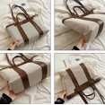 thumbnail image 5 of PIKADINGNIS Women Girls Fashion Canvas Tote Handbag Vintage Hobo Shoulder Bag Purse Leather Strap, 5 of 5