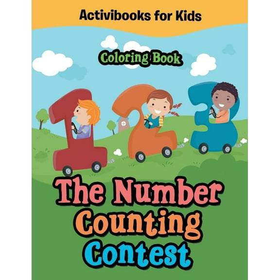 The Number Counting Contest Coloring Book, (Paperback)