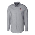 thumbnail image 2 of Men's Cutter & Buck  Charcoal Louisville Cardinals Alumni Logo Stretch Oxford Long Sleeve Button-Down Shirt, 2 of 3
