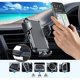 thumbnail image 2 of Un soporte para teléfono celular para automóvil con gancho inverso negro y bien sujeto al automóvil, y el soporte de navegación para teléfono celular orientado hacia la salida de aire horizontal, 2 of 5