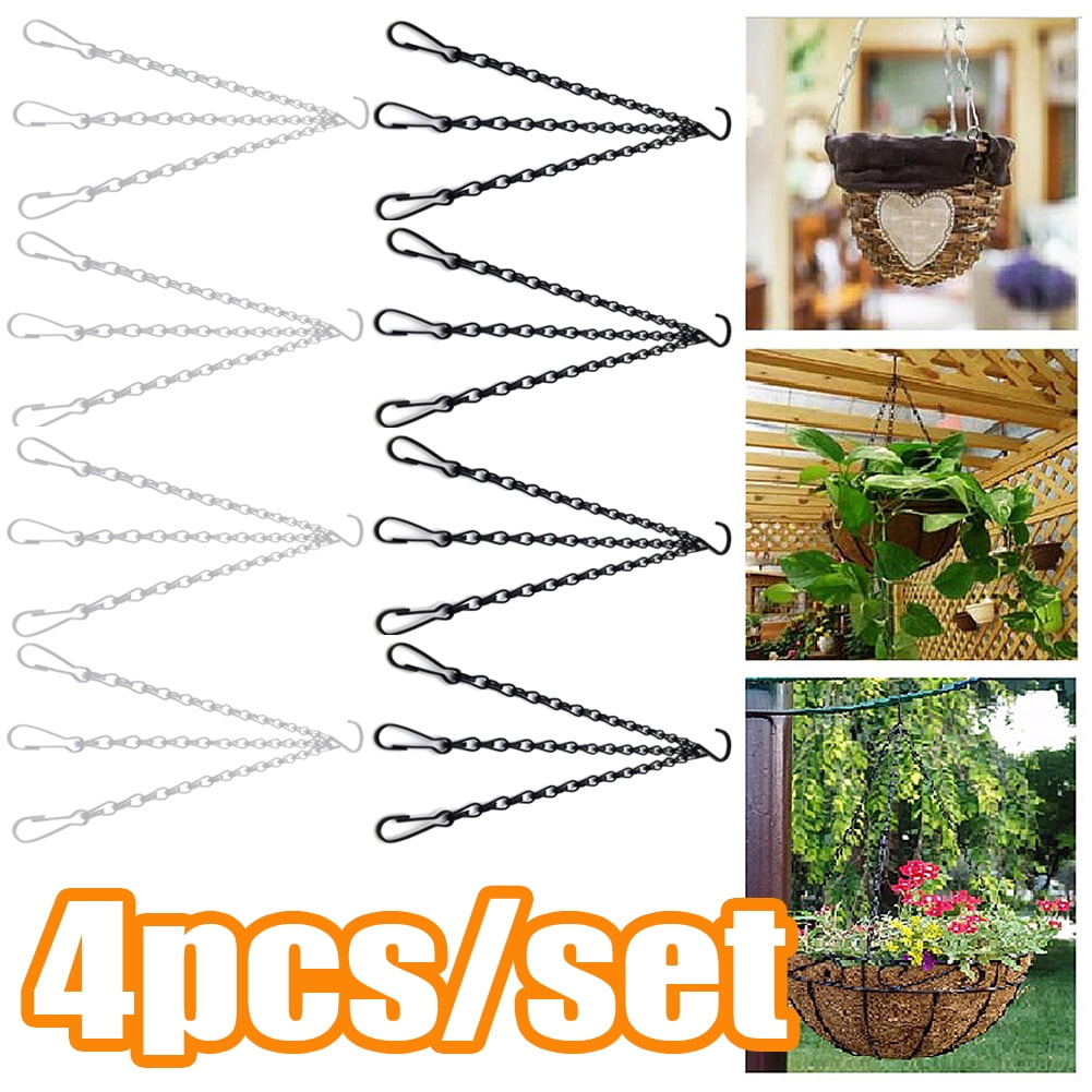 Cheers.US 4 Pcs Long Hanging Chains for Plants Flower Pot Basket Chains