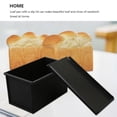 thumbnail image 6 of Raindrops Black Metal Loaf Pan with Lid for Baking Homemade Bread and Toast, Non-Stick 1 Pc, 6 of 6
