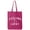 Hot Pink, variant on Feeling Lucky Cotton Canvas Tote Bag