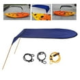 thumbnail image 4 of Canoe Sun Shade Canopy for Single Person Waterproof Oxford Cloth Kayak Boat Sun, 4 of 9