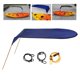 thumbnail image 4 of Canoa portátil DYNWAVEMX Toldo parasol Impermeable para kayak Azul oscuro, 4 of 8