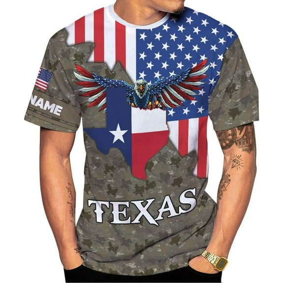 Personalized Texas Flag Shirt and Map Dont Mess with Texas, Customize Name Texas Shirts for Men Women Adult Size (DefaultTitle, S)