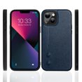 thumbnail image 1 of Htwon Étuis de Protection en Cuir PU Mince Anti-Rayures Renforcé Compatible avec iPhone 13 Étui Antichoc (Bleu), 1 of 13