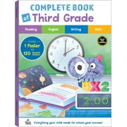 Thinking Kids Complete Book of Third Grade Workbook (256 pages, 120 stickers, 1 poster) Grade 3