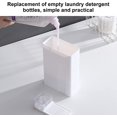 thumbnail image 3 of Pwshymi 1PCS Bouteille Distributrice 1000ml avec Design Scellé pour Détergent à Lessive, Adoucissant et Agent de Blanchiment, Récipient Réutilisable pour Détergent, Salle de Bain, 8.58x4.72x2.28 Po, 3 of 8