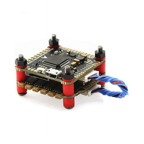 F4 V3S PLUS FC&ESC FPV Stack F4V3 PLUS Flight Controller 45A 4in1 ESC 30X30 for RC FPV Drone Fixed Wing Multicopter,1 x FPV Stack Kit,Random Color