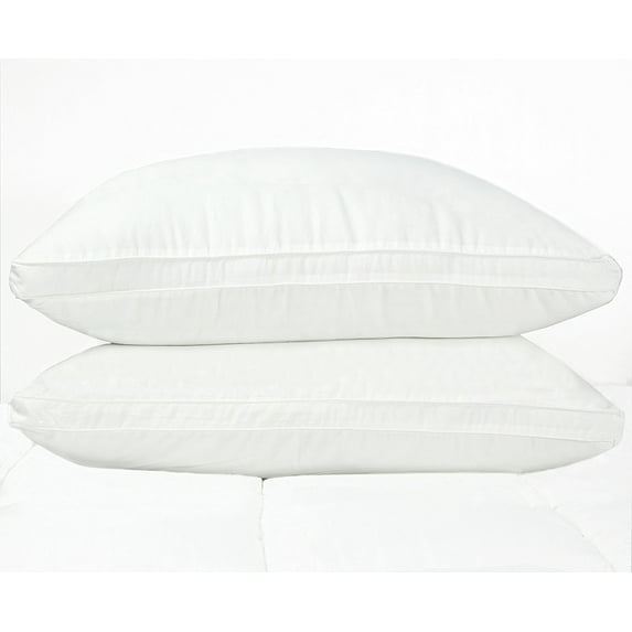 Microfiber Pillows,Emolli Bedding Super Plush Pillow Dust Mite Resistant Silk alteranative microfiber Pillows (Microfiber, Standard)-2 Pack