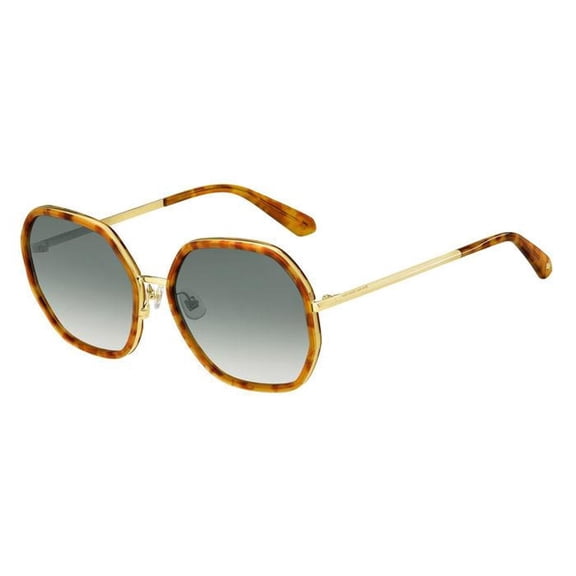 Kate Spade New York HAVANA GOLD Women's Full Rim Square Sunglasses