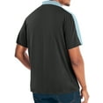thumbnail image 3 of Thrilos Mens Short Sleeve Color Block Golf Shirts Moisture Wicking Performance Polo Collared Golf Shirts for Men, 3 of 7