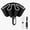 Black, variant on Breliio Storm Umbrella, Reverse Folding Umbrella with Carabiner Handle, Wind-Resistant Compact Travel Umbrella for Men Women, Large Coverage Portable Inverted Rain Umbrella