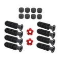 thumbnail image 4 of Lipstore 8 Pieces Table Football Replacement Handles Easy to Install Foosball Handles Bright Red Footballs, 4 of 8